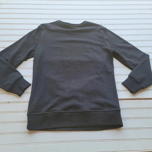 21 Men Sweatshirt Mens Black Cotton Blend Pullover Casual Fitted Zipper Sz M - Picture 8 of 8